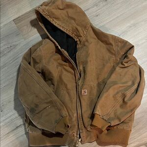 Carhartt Tan Hooded Jacket